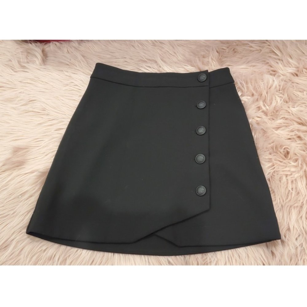 EXPRESS Black Asymmetrical Skirt
